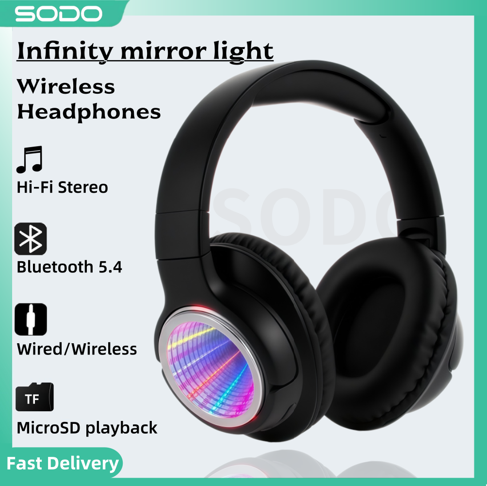 Anc Wireless Over Ear Headphones - SODO SD1161 Bluetooth-hoofdtelefoon Abyss Light Stereo