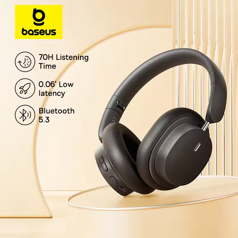 Anc Wireless Over Ear Headphones - Baseus Bowie D05 draadloze hoofdtelefoon 3D