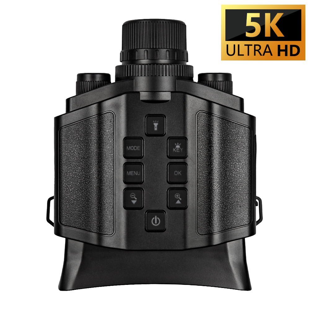 Cameras - 60MP 5K infrarood nachtzichtkijker met zaklampcamera
