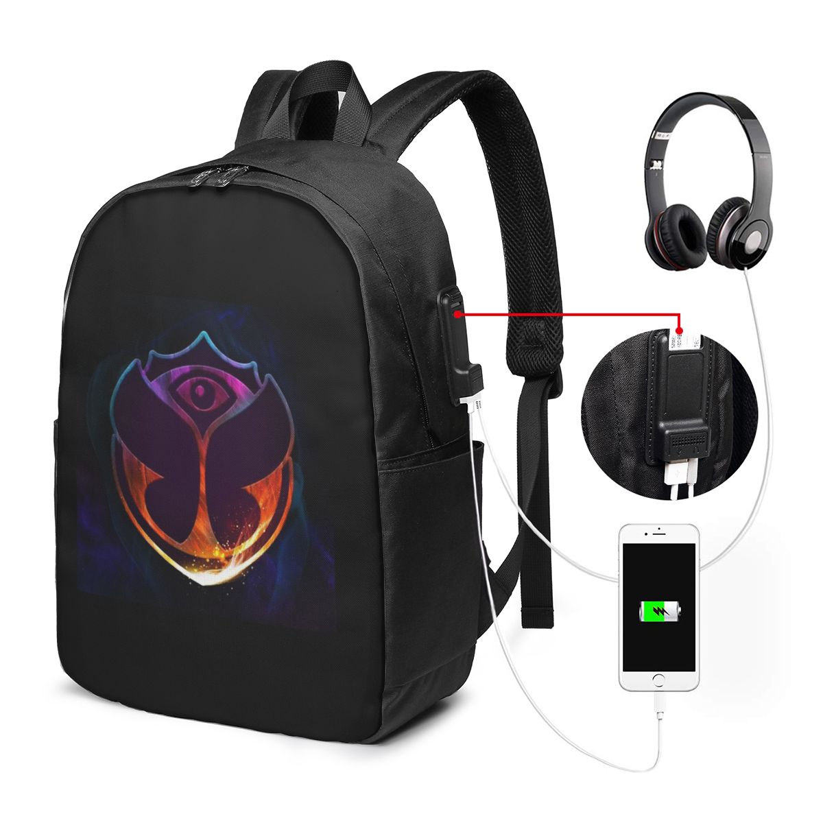 Laptops - Tomorrowland Butterfly Backpack Reistas Computer Student