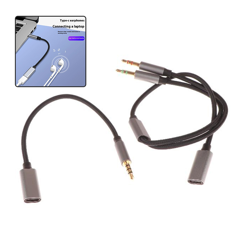 Type C Wired Earphones With Mic - 1 stks Telefoon Tablet PC Accessoires