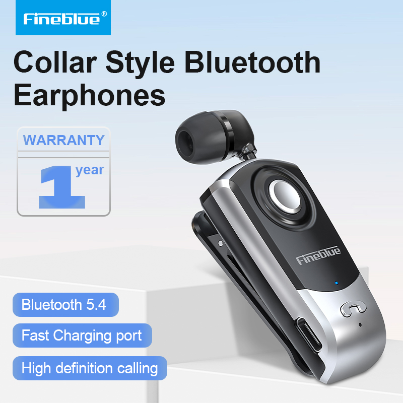 Type C Wired Earphones With Mic - Fineblue F960 Draadloze Bluetooth-headset Oren in