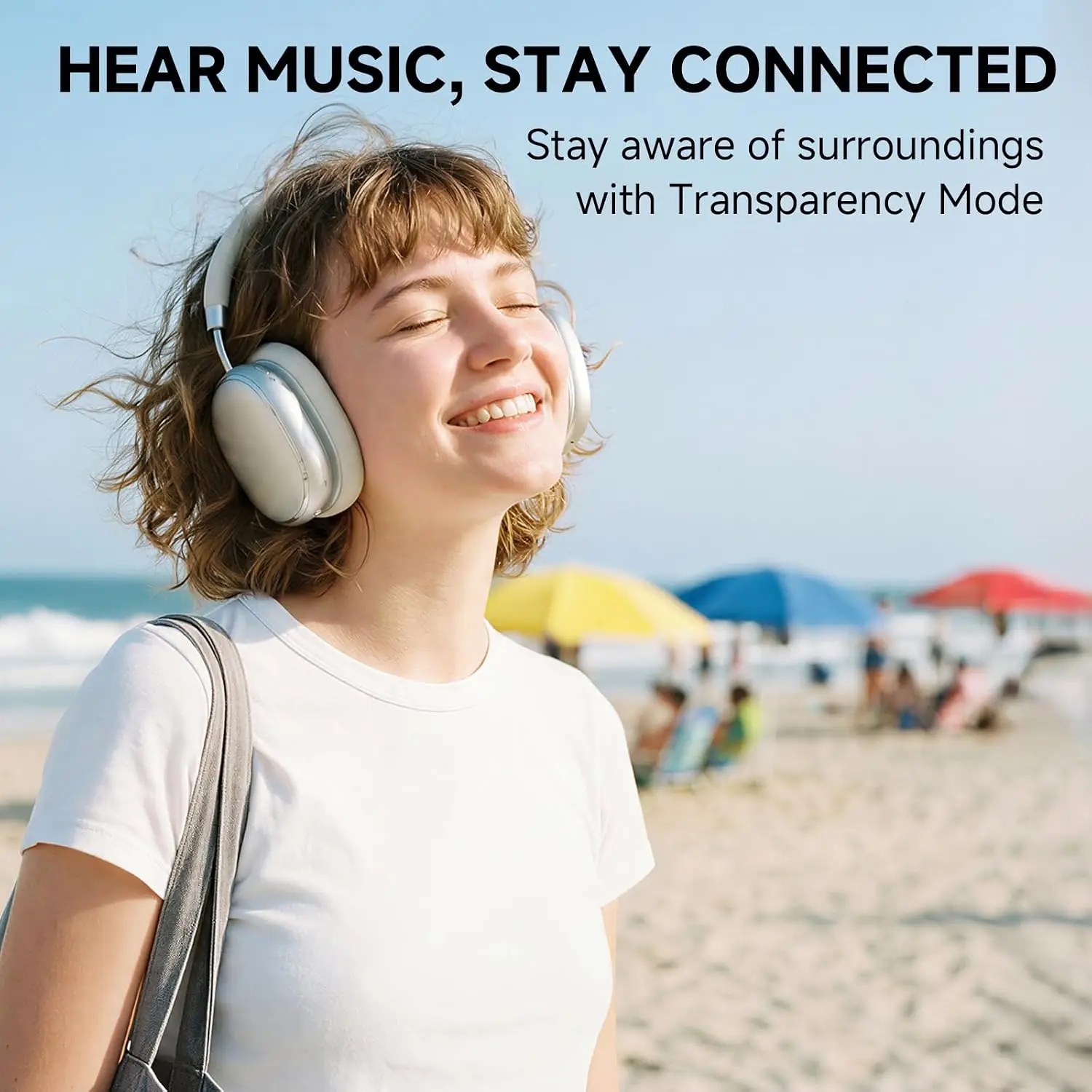 Hybride hoofdtelefoon met adap - Anc Wireless Over Ear Headphones recensie en prijs