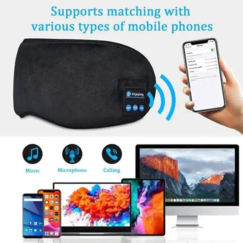 3D Oogmasker Bluetooth Hoofdte - Sleep Mask Headphones Bluetooth recensie en prijs