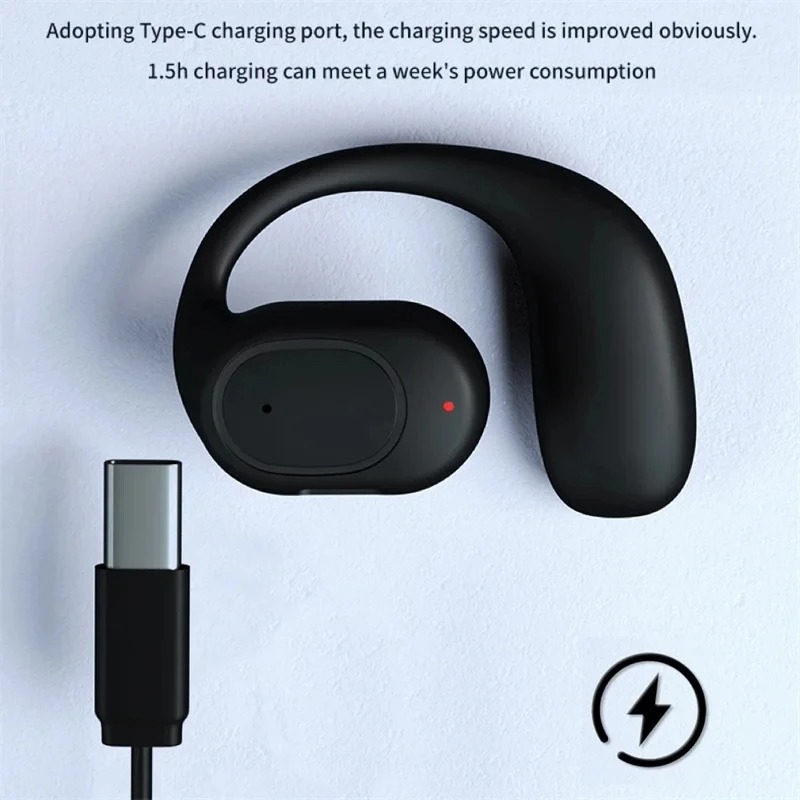 Single Ear Hook Bone Conductio - Open Ear Air Conduction Headphones recensie en prijs