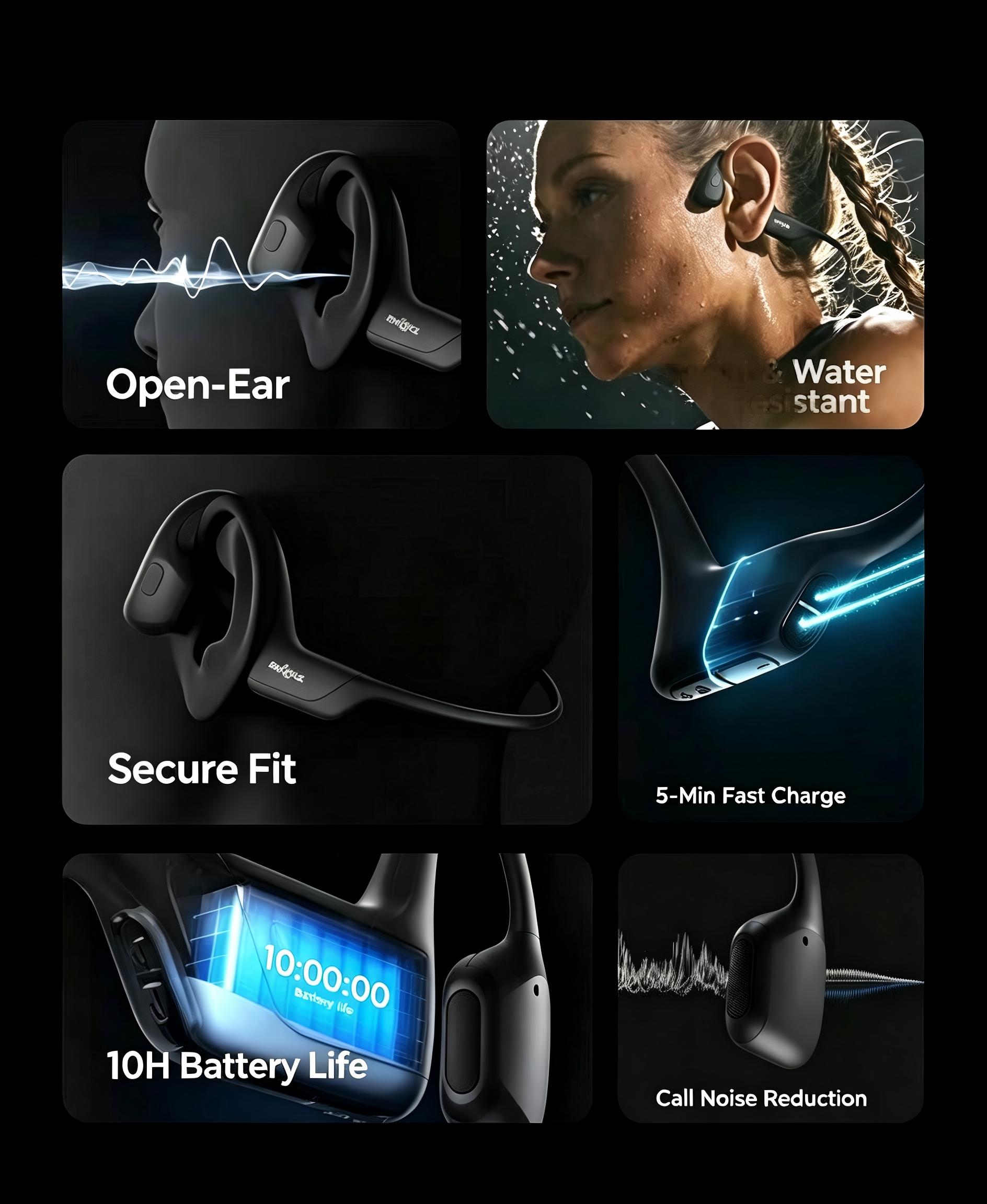 OpenRun Pro AS810 Bluetooth-ho - Bone Conduction Running Headphones recensie en prijs