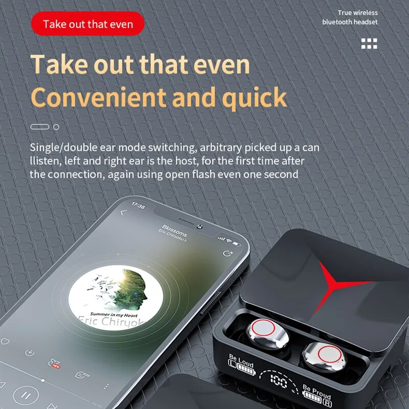 TWS M90 Pro Draadloze hoofdtel - Tws Earbuds Bluetooth 5.3 recensie en prijs