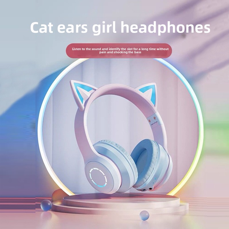 Nieuwe bestverkochte RGB Bluet - Cat Ear Bluetooth Headset Led recensie en prijs