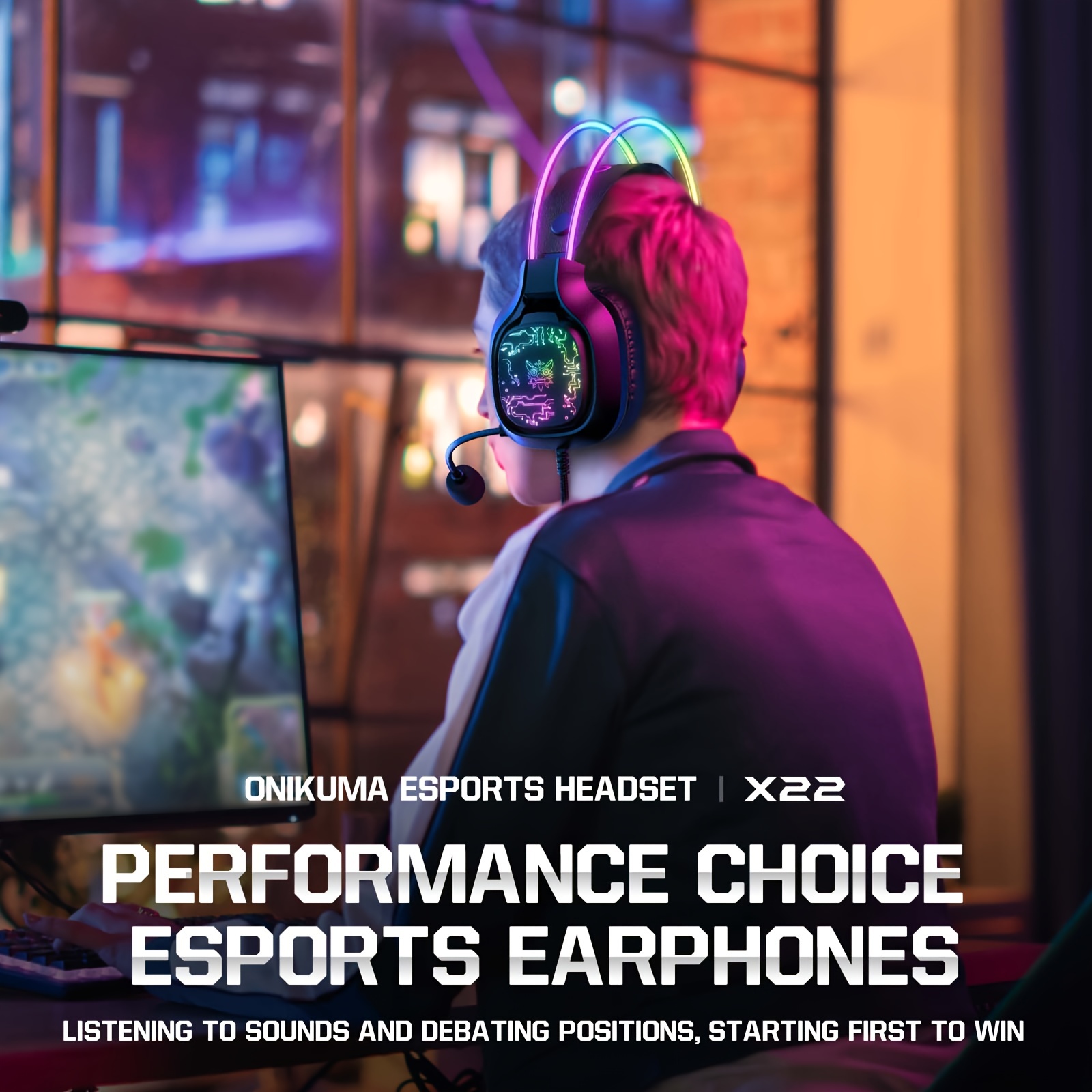 ONIKUMA X22 Bedrade Gaming Hea - Gaming Headset With Mic Rgb recensie en prijs