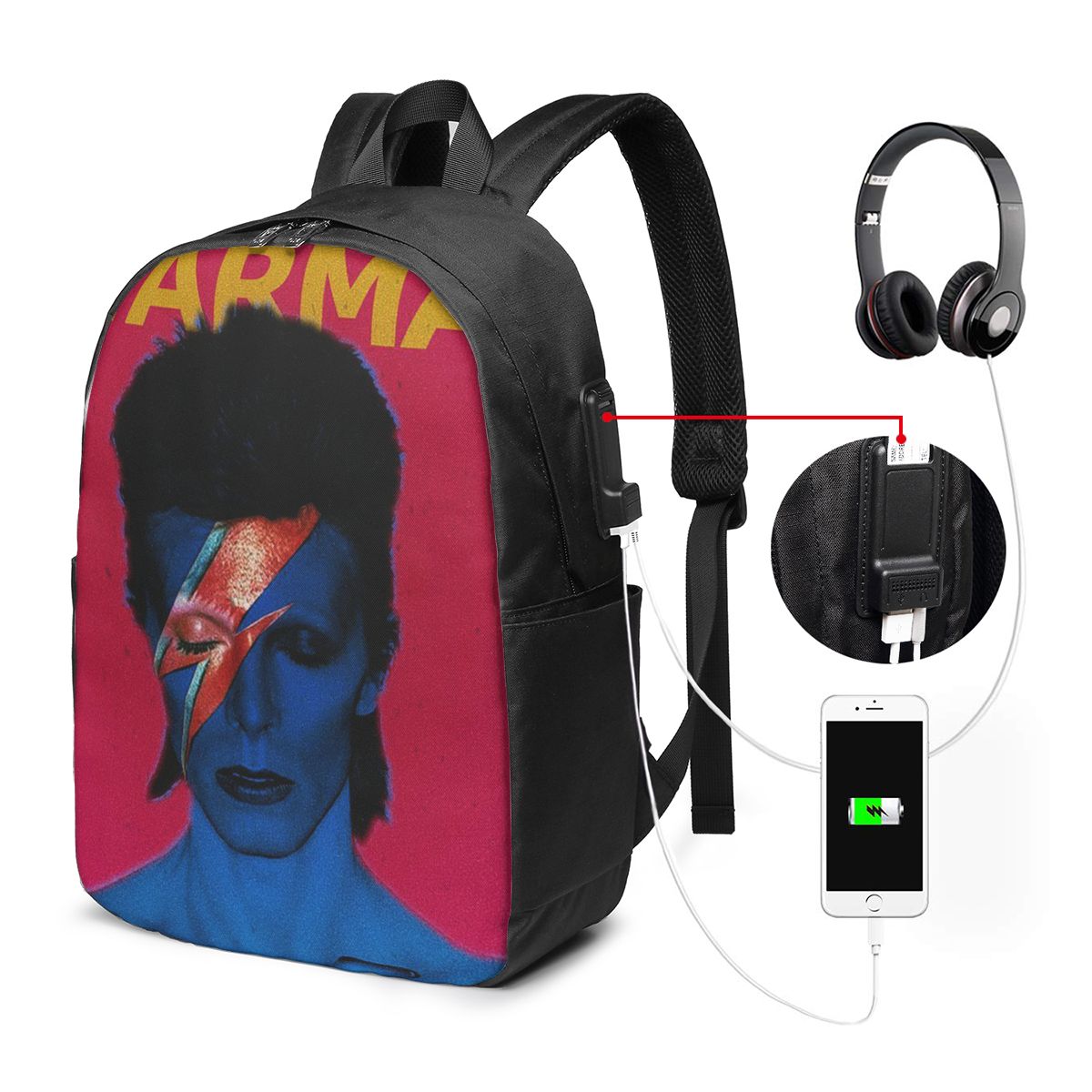Davids Bowied Rugzak Reisnoteb - Laptops recensie en prijs