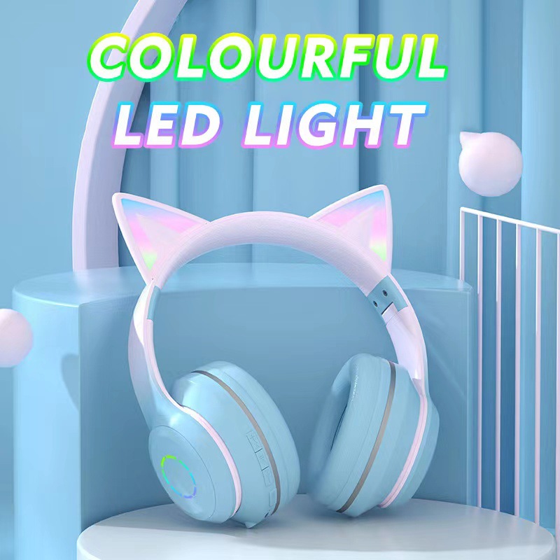 Nieuwe best verkochte op het h - Cat Ear Bluetooth Headset Led recensie en prijs