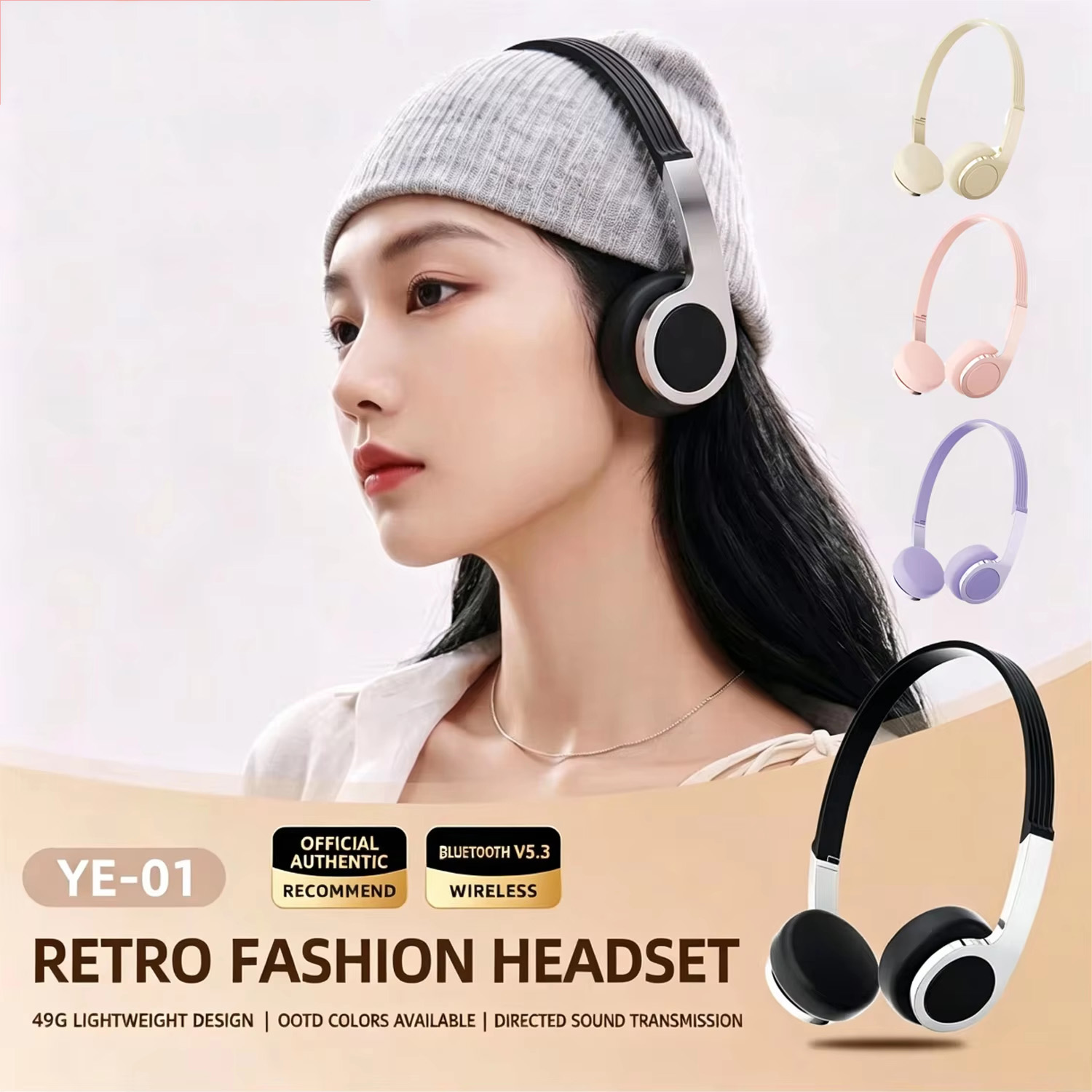Nieuwe retro compacte over-ear - Anc Wireless Over Ear Headphones recensie en prijs