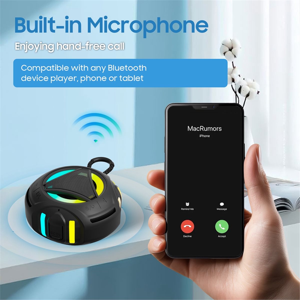 Mini Bluetooth Douchespeaker m - Portable Bluetooth Speaker Waterproof Ipx7 recensie en prijs